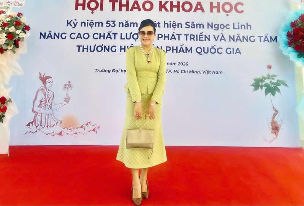 CEO L&ecirc; Phạm trải nghiệm sản phẩm S&acirc;m Ngọc Linh K5
