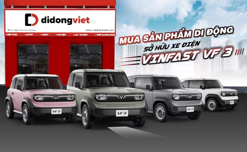 Hệ thống Di Động Việt lần đầu tiên tung deal cực lớn: Mua sản phẩm di động - sở hữu xe hơi